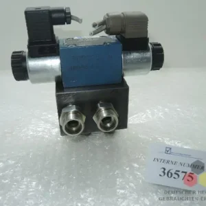 4/3 Wegeventil, Rexroth Nr. 4WE6J60/SG24N9K4 + Steuerblock Parker MSP1D23B910 Online Kaufen