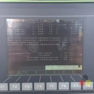 Markenware Bedienkonsole, Keba E-CON-EC88S / 17897 inkl. LCD Display + E-SEK/B 1862A-0