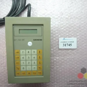 Bedieneinheit, Siemens Nr. 6ES5393-0UA15, OP393 III Neuheit