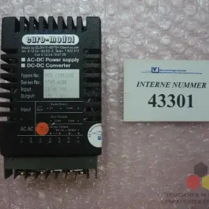 Must-Have DC/DC Wandler, Euro-Modul Typ PCS 123M/199