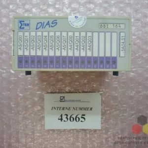 Sale Digital Eingangsmodul, DIAS Typ DDI164, Ident Nr. 06800465, Sigmatek