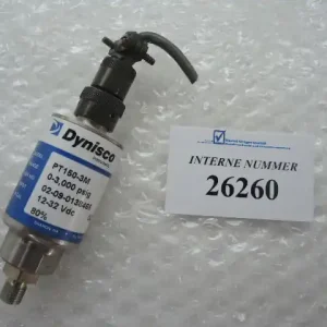 Abverkauf Druckaufnehmer, Dynisco Typ PT150-3M, Meßdruck: 0-207 bar (3000 psig)