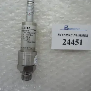 Sale Druckaufnehmer, Keller Typ PA-23/80263B-400, Meßdruck: 0-400 bar