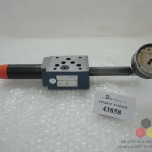 Druckreduzierventil, SN. 45931, Rexroth Nr. ZDR10DA2-54/210Y mit Manometer Beliebt