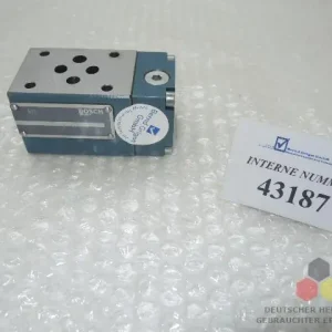 Finale Aktion Druckwaageventil, SN. 105515, Bosch Nr. 0811401208