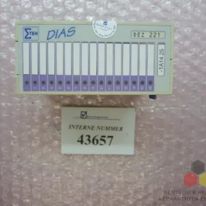 Ein-, Ausgangsmodul, DIAS Typ DEZ221, Ident Nr. 07070065, Sigmatek Sonderaktion