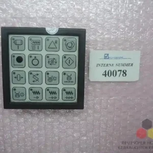 Neu Flacheingabetastatur, SN. 134227 A, inkl. SN. 149240 A, ARB 725