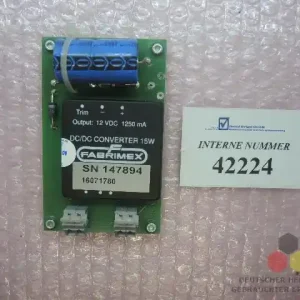 Gleichspannungswandler, SN. 147894, Fabrimex Typ ECU48-1215 Sonderangebot